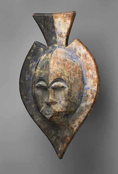 Bini oru (water spirit) crest, Ijo artist, Mangrove wood, paint, Ijo peoples