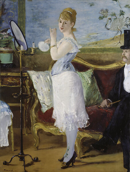 Nana, Edouard Manet (French, Paris 1832–1883 Paris), Oil on canvas, French 