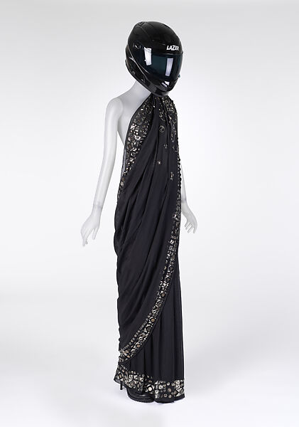 Ensemble, A. F. Vandevorst (Belgian, founded 1997), (a) synthetic, (b) silk, metal, (c, d) boots, Belgian