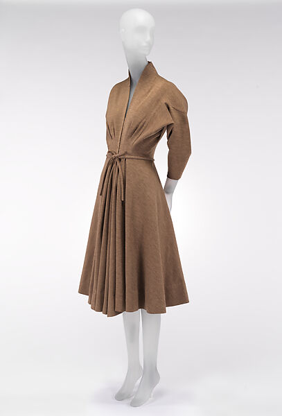 Dress, Madame Grès (Germaine Émilie Krebs) (French, Paris 1903–1993 Var region), wool, French