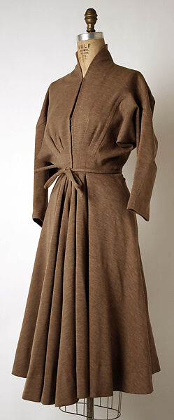 Dress, Madame Grès (Germaine Émilie Krebs) (French, Paris 1903–1993 Var region), wool, French