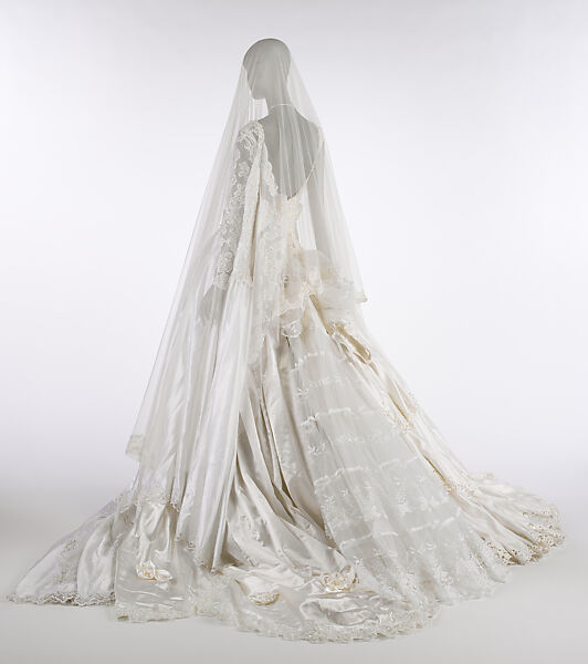 Wedding ensemble, A. F. Vandevorst (Belgian, founded 1997), (a) silk, synthetic, (b) synthetic, (c, d) leather, Belgian
