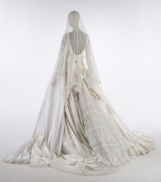 Wedding ensemble, A. F. Vandevorst (Belgian, founded 1997), (a) silk, synthetic, (b) synthetic, (c, d) leather, Belgian