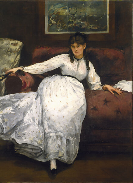 Repose, Edouard Manet (French, Paris 1832–1883 Paris), Oil on canvas, French 