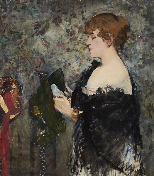 At the Milliner's, Edouard Manet  French, Oil on canvas, French