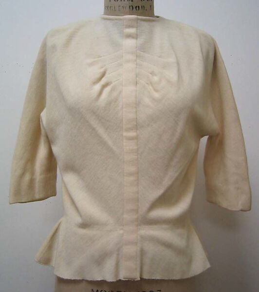 Ensemble, Madame Grès (Germaine Émilie Krebs) (French, Paris 1903–1993 Var region), wool, leather, French