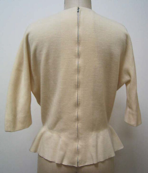 Ensemble, Madame Grès (Germaine Émilie Krebs) (French, Paris 1903–1993 Var region), wool, leather, French