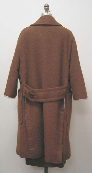 Ensemble, Madame Grès (Germaine Émilie Krebs) (French, Paris 1903–1993 Var region), wool, leather, French