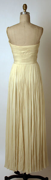 Evening dress, Madame Grès (Germaine Émilie Krebs) (French, Paris 1903–1993 Var region), silk, French