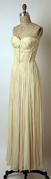 Evening dress, Madame Grès (Germaine Émilie Krebs) (French, Paris 1903–1993 Var region), silk, French