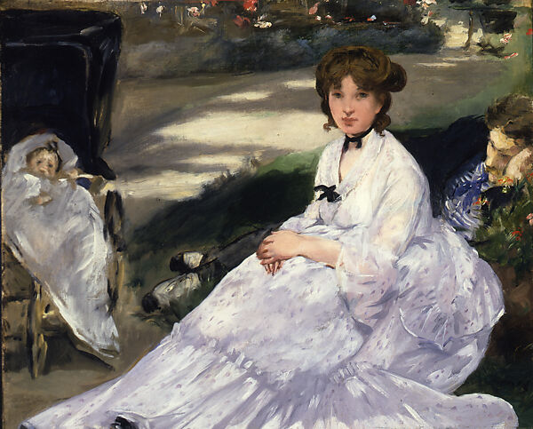 In the Garden, Edouard Manet  French, Oil on canvas, French