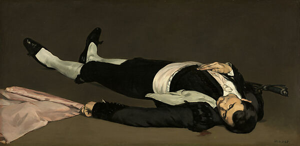 The Dead Toreador, Edouard Manet  French, Oil on canvas, French