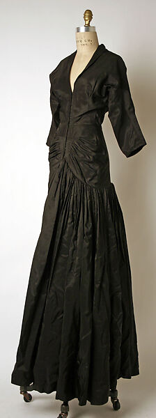 Evening dress, Madame Grès (Germaine Émilie Krebs) (French, Paris 1903–1993 Var region), silk, French