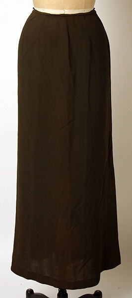 Evening dress, Madame Grès (Germaine Émilie Krebs) (French, Paris 1903–1993 Var region), (a) silk
(b) rayon, French
