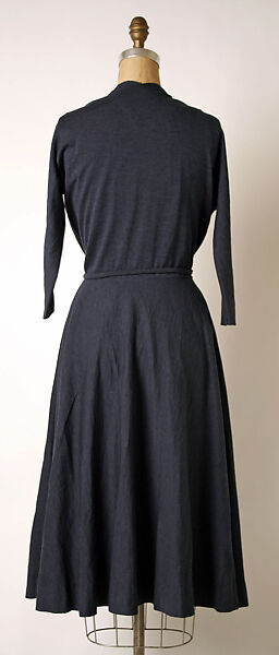 Dress, Madame Grès (Germaine Émilie Krebs) (French, Paris 1903–1993 Var region), wool, French