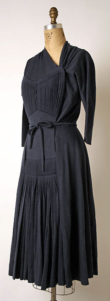 Dress, Madame Grès (Germaine Émilie Krebs) (French, Paris 1903–1993 Var region), wool, French