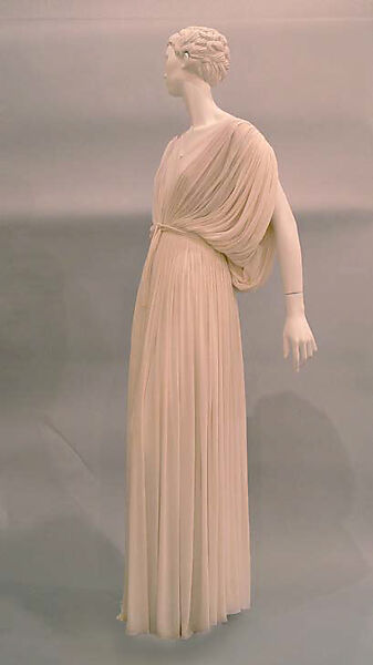 Evening dress, Madame Grès (Germaine Émilie Krebs) (French, Paris 1903–1993 Var region), silk, French 