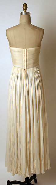 Evening dress, Madame Grès (Germaine Émilie Krebs) (French, Paris 1903–1993 Var region), silk, French