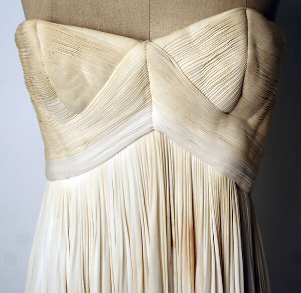 Evening dress, Madame Grès (Germaine Émilie Krebs) (French, Paris 1903–1993 Var region), silk, French