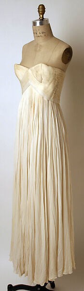 Evening dress, Madame Grès (Germaine Émilie Krebs) (French, Paris 1903–1993 Var region), silk, French