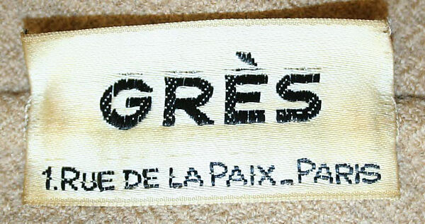 Suit, Madame Grès (Germaine Émilie Krebs) (French, Paris 1903–1993 Var region), wool, French