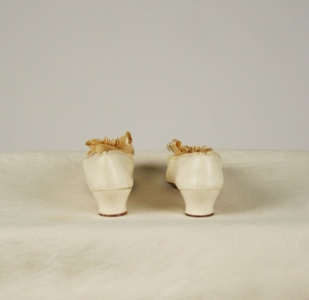 Wedding ensemble, silk, leather, cotton, American