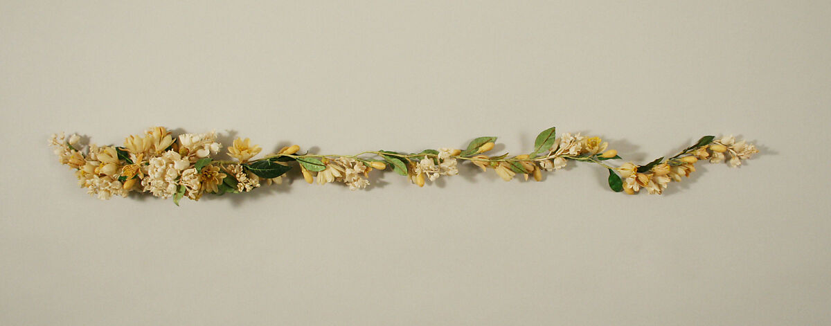 Wedding ensemble, silk, leather, cotton, American