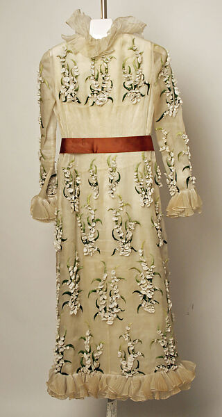 Evening dress, Valentino S.p.A. (Italian, founded 1959), cotton, Italian