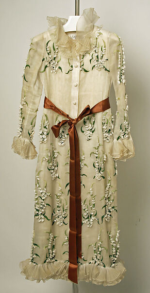 Evening dress, Valentino S.p.A. (Italian, founded 1959), cotton, Italian