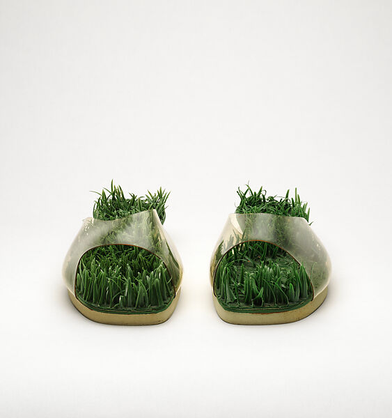 Mules, Herbert Levine Inc. (American, founded 1949), plastic (polyvinyl chloride, polyethylene, styrene-butadiene copolymer), American