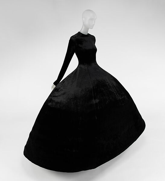 Dress, House of Balenciaga (French, founded 1937), cotton, synthetic, French
