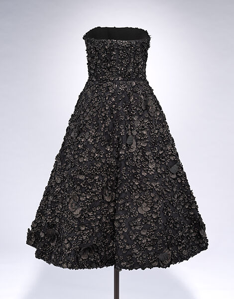 Dress, House of Dior (French, founded 1946), silk, cotton, leather (lambskin), nylon, spandex, plastic, French