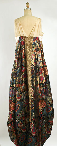 Evening dress, Callot Soeurs (French, active 1895–1937), silk, metallic thread, French