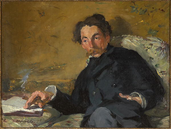 Stéphane Mallarmé, Edouard Manet (French, Paris 1832–1883 Paris), Oil on canvas, French 