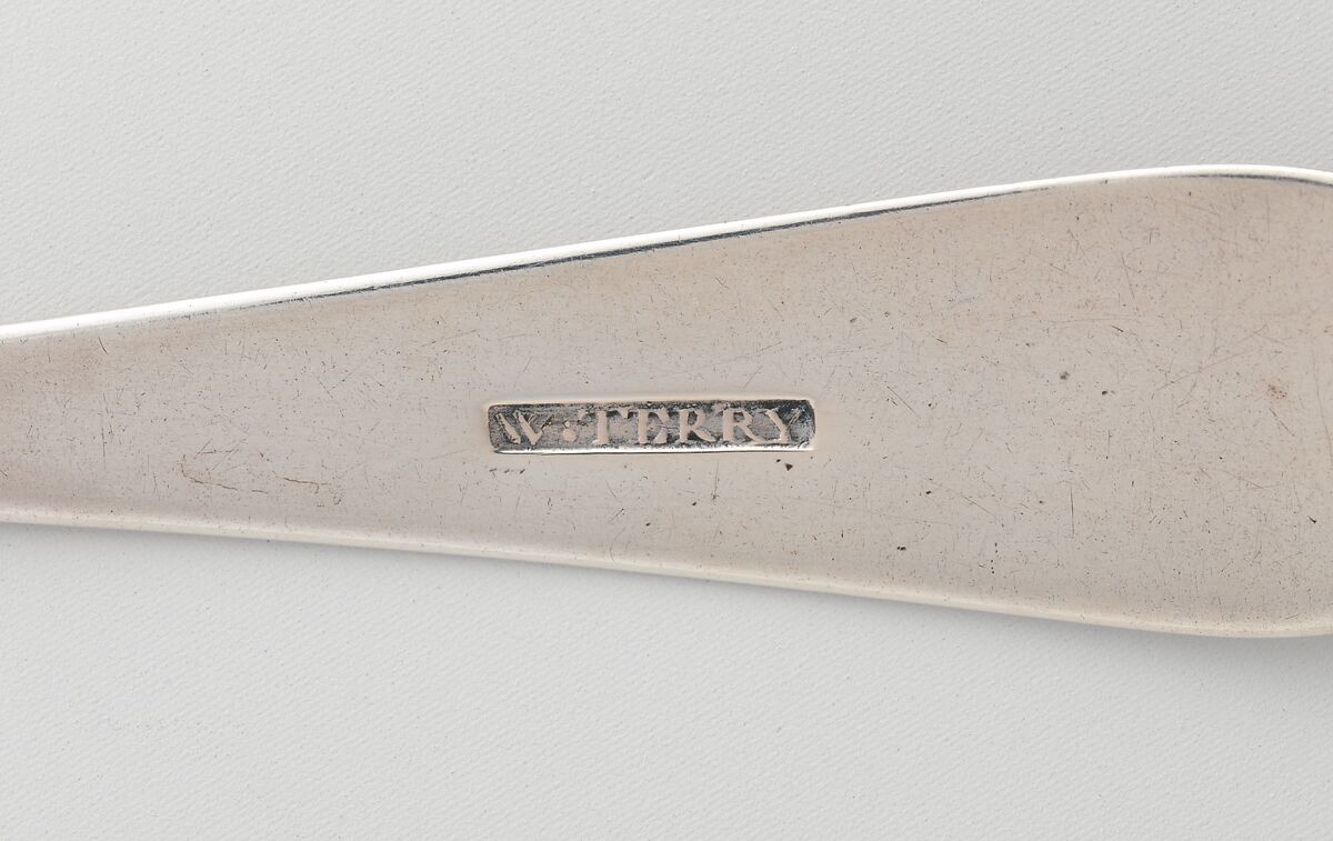 Tea Spoon, W. Terry (active ca. 1785), Silver, American