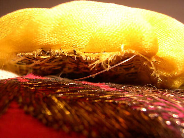 Evening shoes, House of Dior (French, founded 1946), silk, leather, silver thread, French