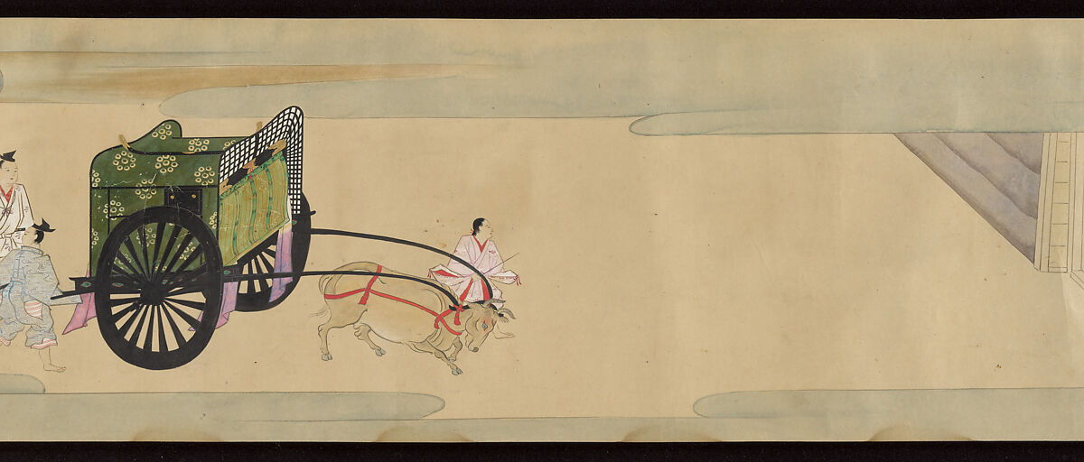 Tale of the Fox (Kitsune no sōshi), Unidentified painter and calligrapher, Handscroll: ink and color on paper, Japan