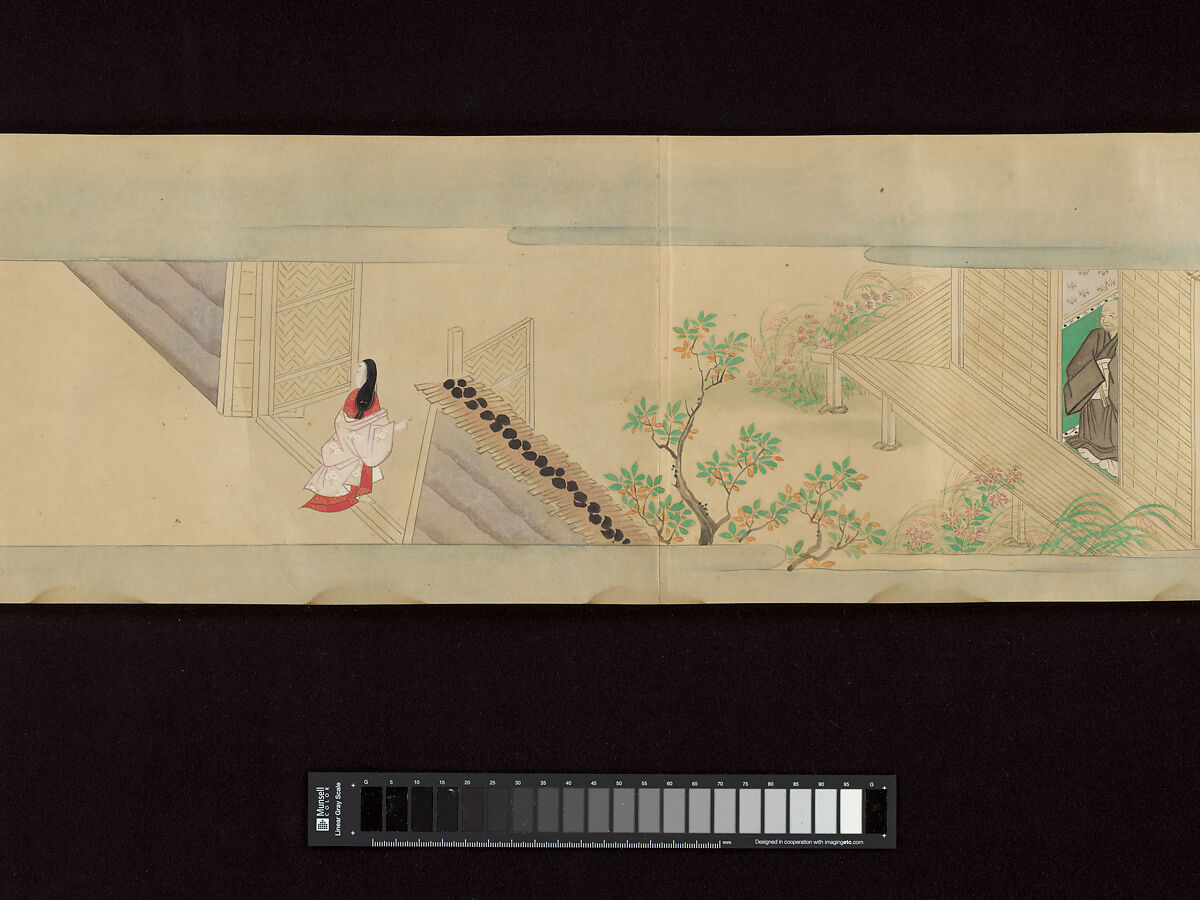 Tale of the Fox (Kitsune no sōshi), Unidentified painter and calligrapher, Handscroll: ink and color on paper, Japan