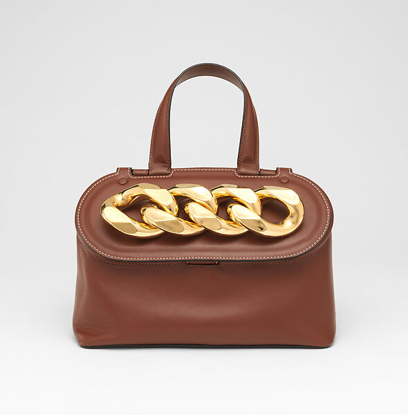 Ensemble, JW Anderson (British, founded 2008), (a) wool, nylon, cashmere, metal, (b) leather (lambskin), metal, cotton, (c, d) leather (lambskin), metal, glass, British