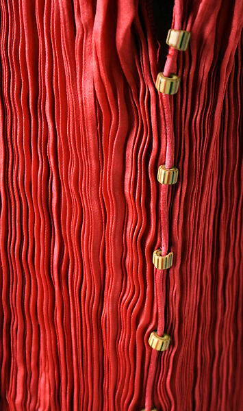 "Delphos", Fortuny (Italian, founded 1906), silk, silver, Italian