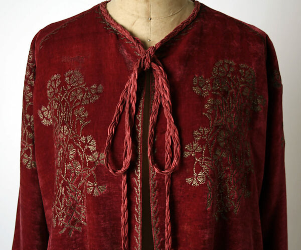 "Delphos", Fortuny (Italian, founded 1906), silk, silver, Italian