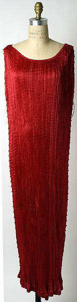 "Delphos", Fortuny (Italian, founded 1906), silk, silver, Italian