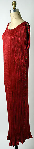 "Delphos", Fortuny (Italian, founded 1906), silk, silver, Italian