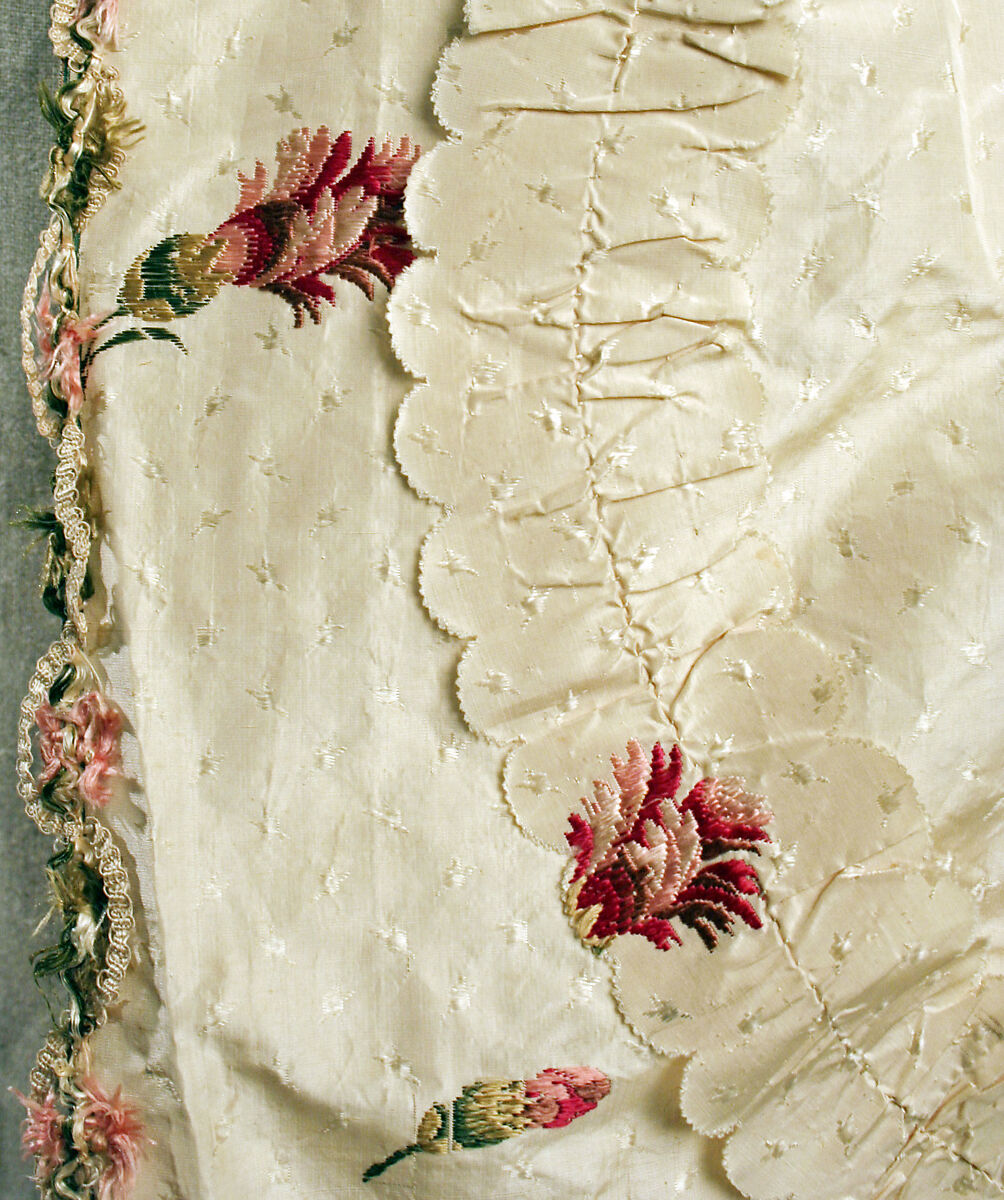 Dress, silk, British