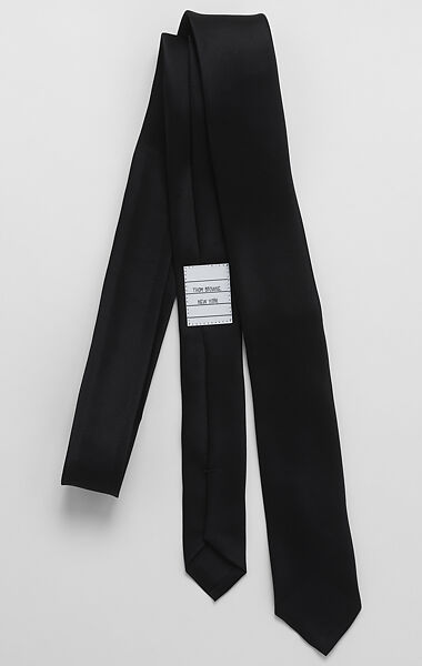 Ensemble, Thom Browne (American, born 1965), (a) cotton, polyester, glass, metal, (b) silk, (c) cotton, polyester, glass, (d) silk, (e) cotton, (f) plastic (acrylic), metal, (g) silk, glass, (h, i) latex, (j) latex, (k, l) cotton, (m, n) leather, cotton, (o) plastic (acrylic), American