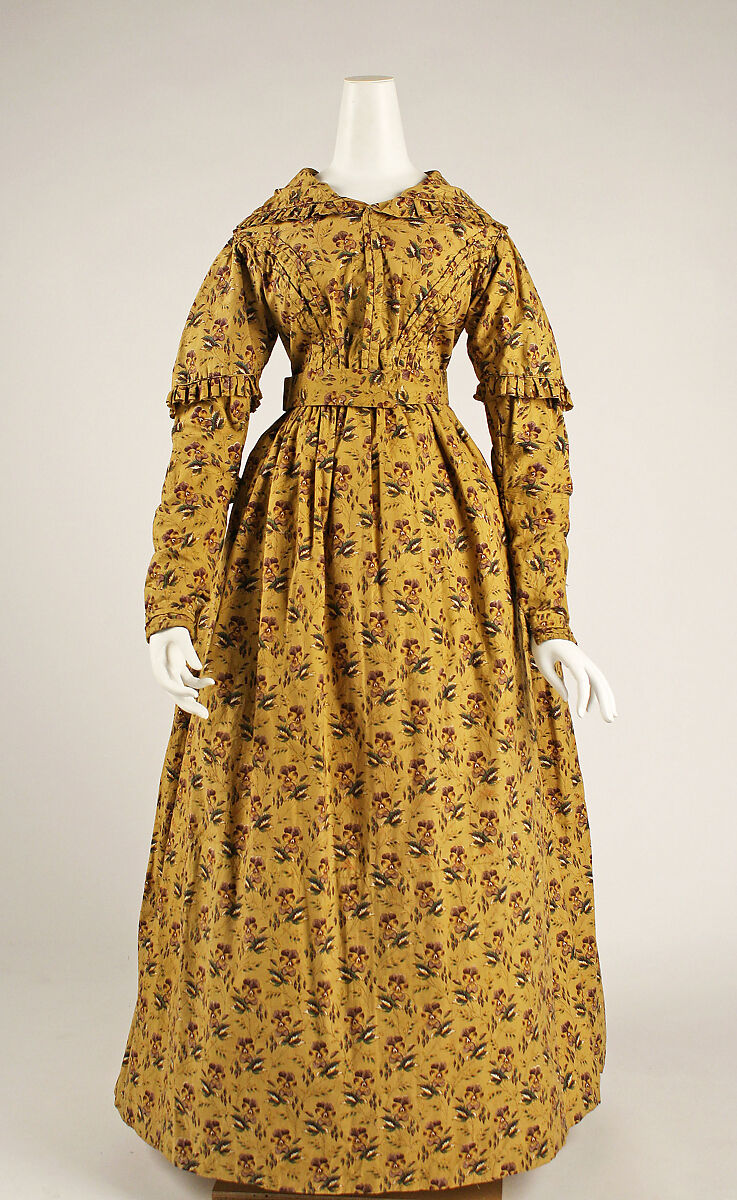 Dress, cotton, British 