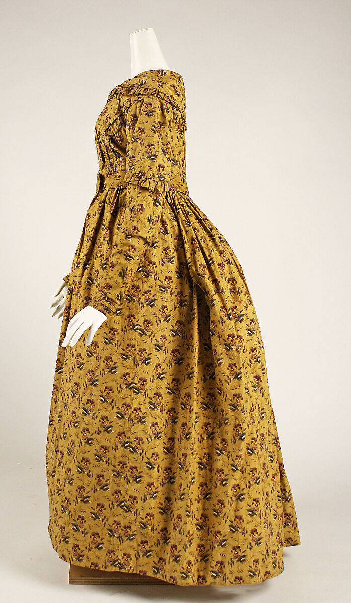Dress, cotton, British
