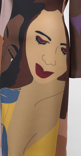 "Girl Seeks Girl", Thebe Magugu (South African, born 1993), silk, South African