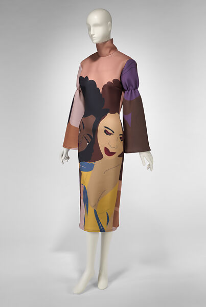 "Girl Seeks Girl", Thebe Magugu (South African, born 1993), silk, South African