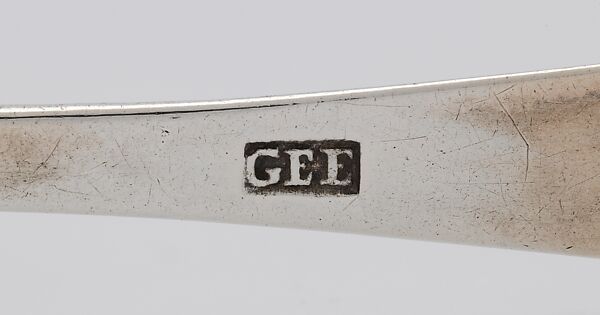 Tea Spoon, Marked by G. E. E., Silver, American